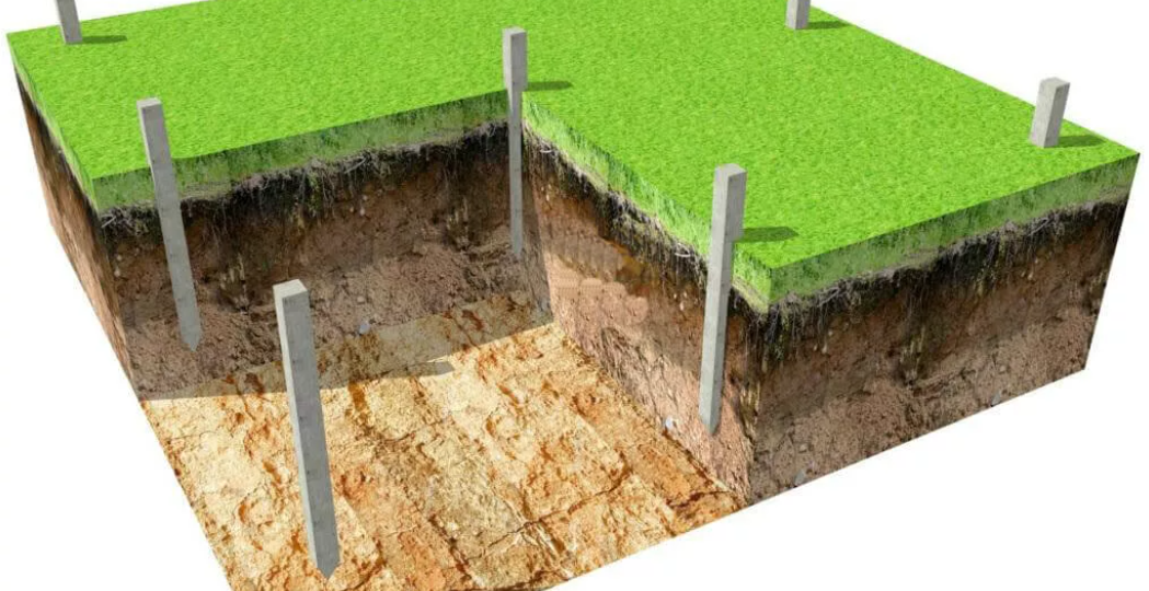 Свайно-забивной фундамент